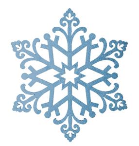 Елочная фигура Снежинка Снегурочка, 81 см, цвет голубой