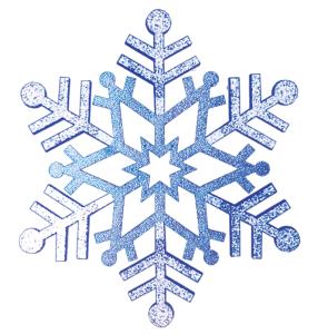 Елочная фигура Снежинка резная, 81 см, цвет синий